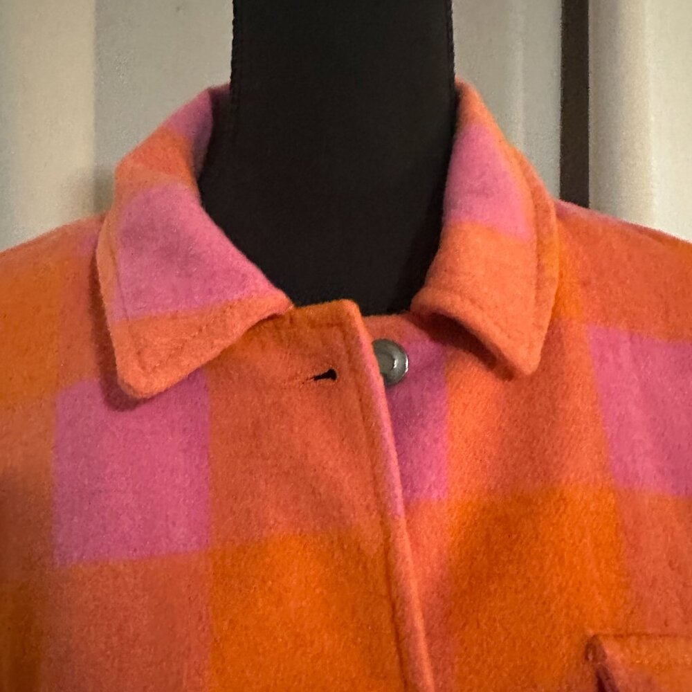Pink & Orange Shacket  - Shirt / Jacket